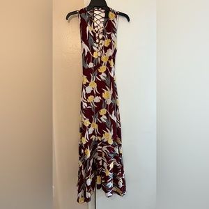 NIGHTWALKER lace up backless dress